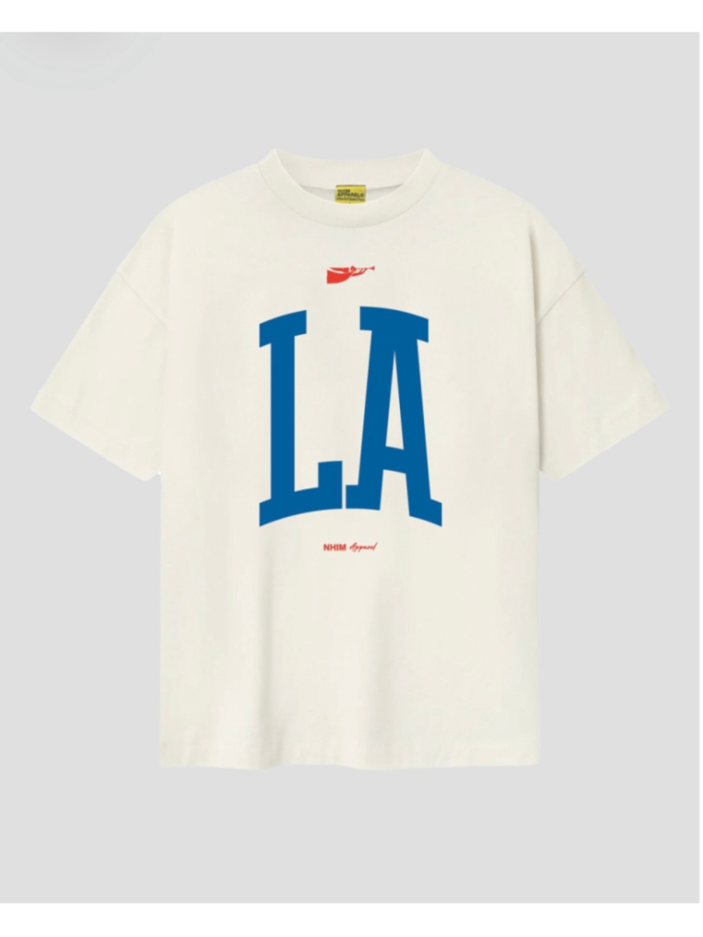 NHIM God In Los Angeles Graphic Tee Off White M